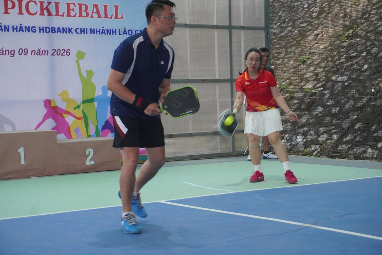 Giao lưu Pickleball Thủy điện Bắc Hà - HDBank Lào Cai