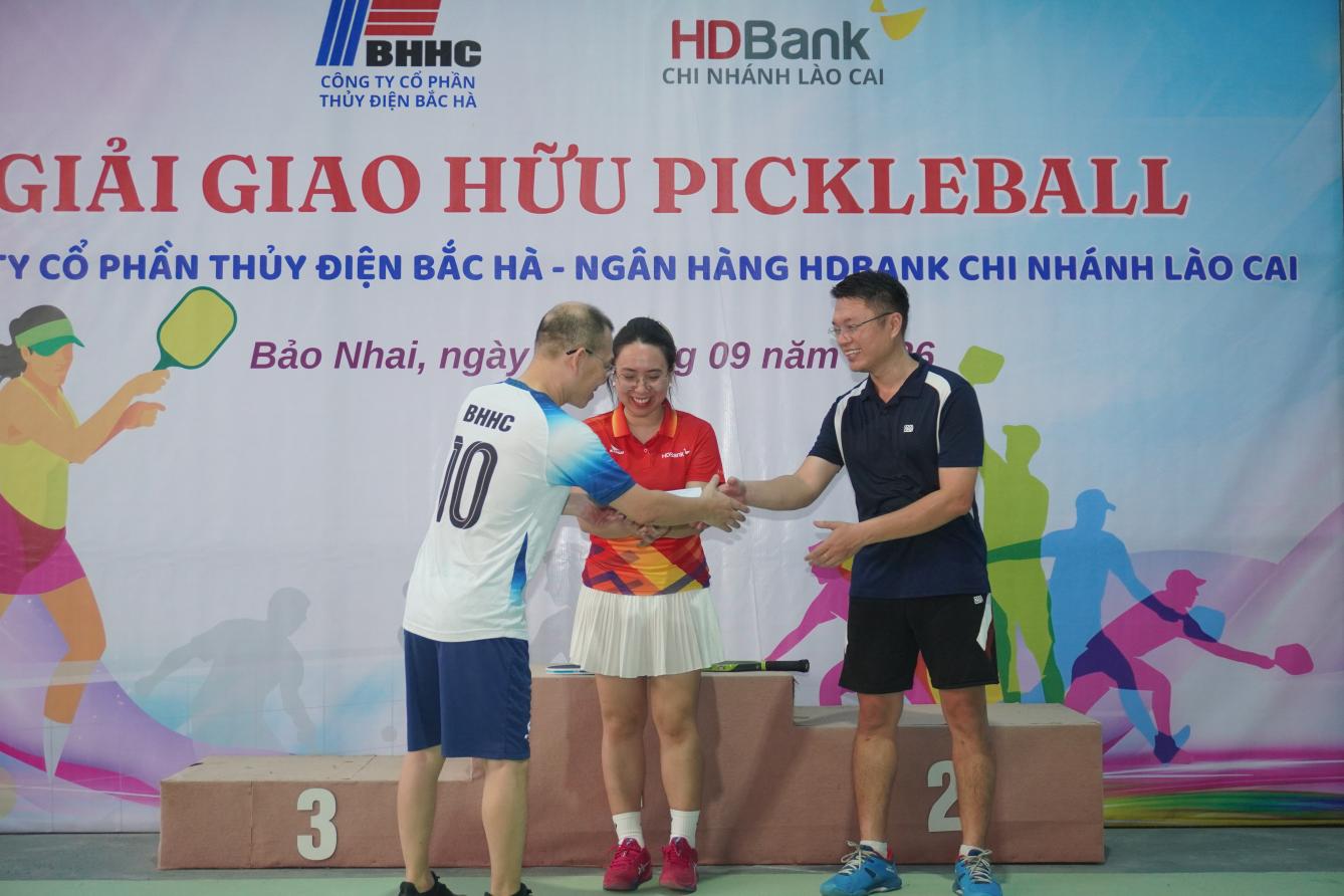 Giao lưu Pickleball Thủy điện Bắc Hà - HDBank Lào Cai